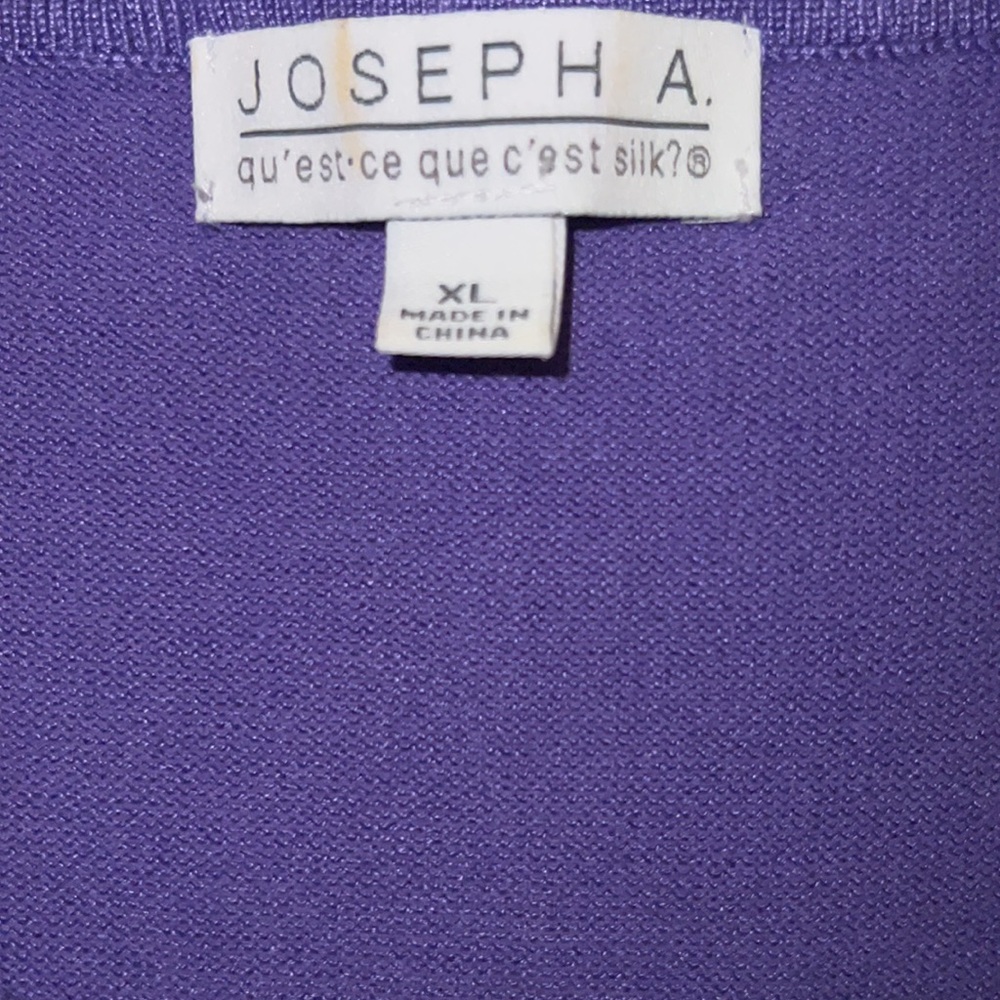 Joseph A Multicolored Shell Bead Embellished Knit… - image 3